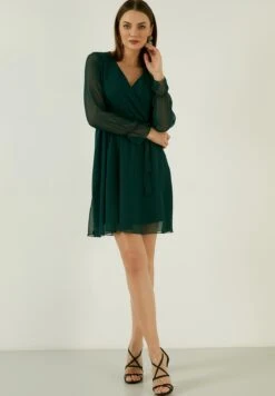 LELA Mini- Jurk - Petrol Blue 10 LELA Mini- Jurk - Petrol Blue -Anna Field 03dfb18069eb49e7a9d45aeb4aeaef3b