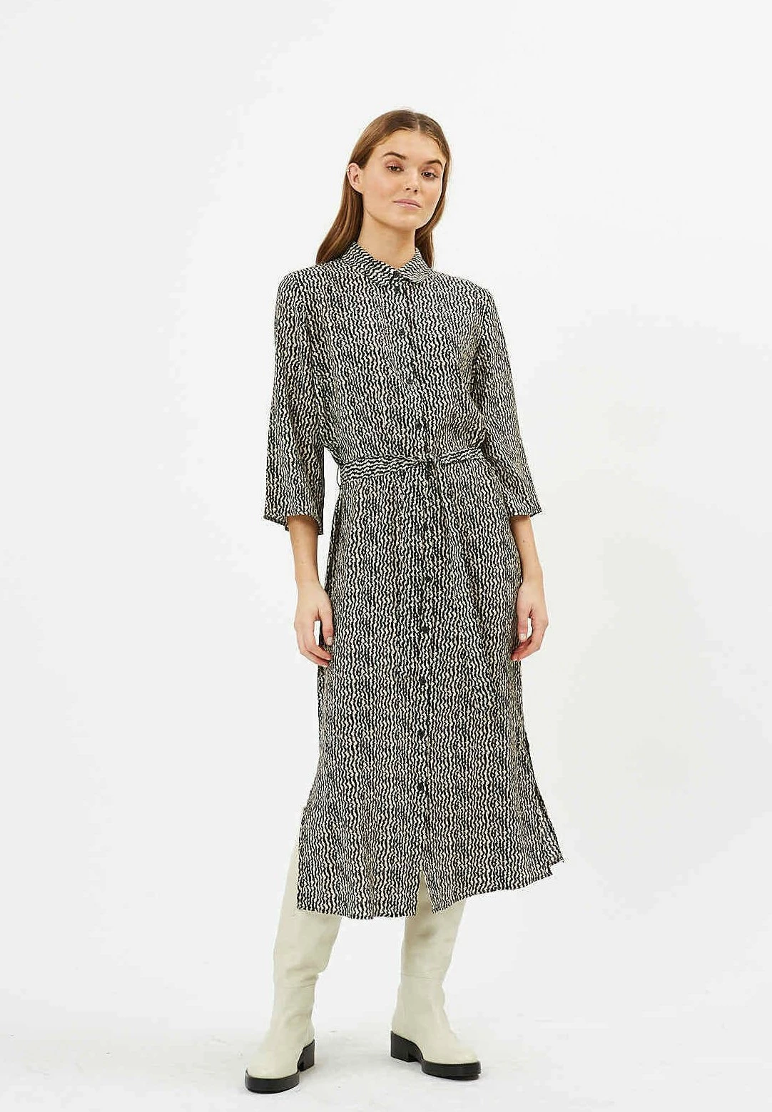 Minimum Norri - Blousejurk - Beige 1 Minimum Norri - Blousejurk - Beige