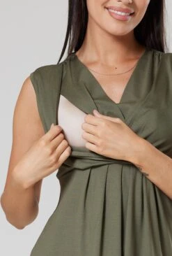 Happy Mama Jurk - Khaki -Anna Field 1111ad8f686a4637aade4c34c48c7fbb