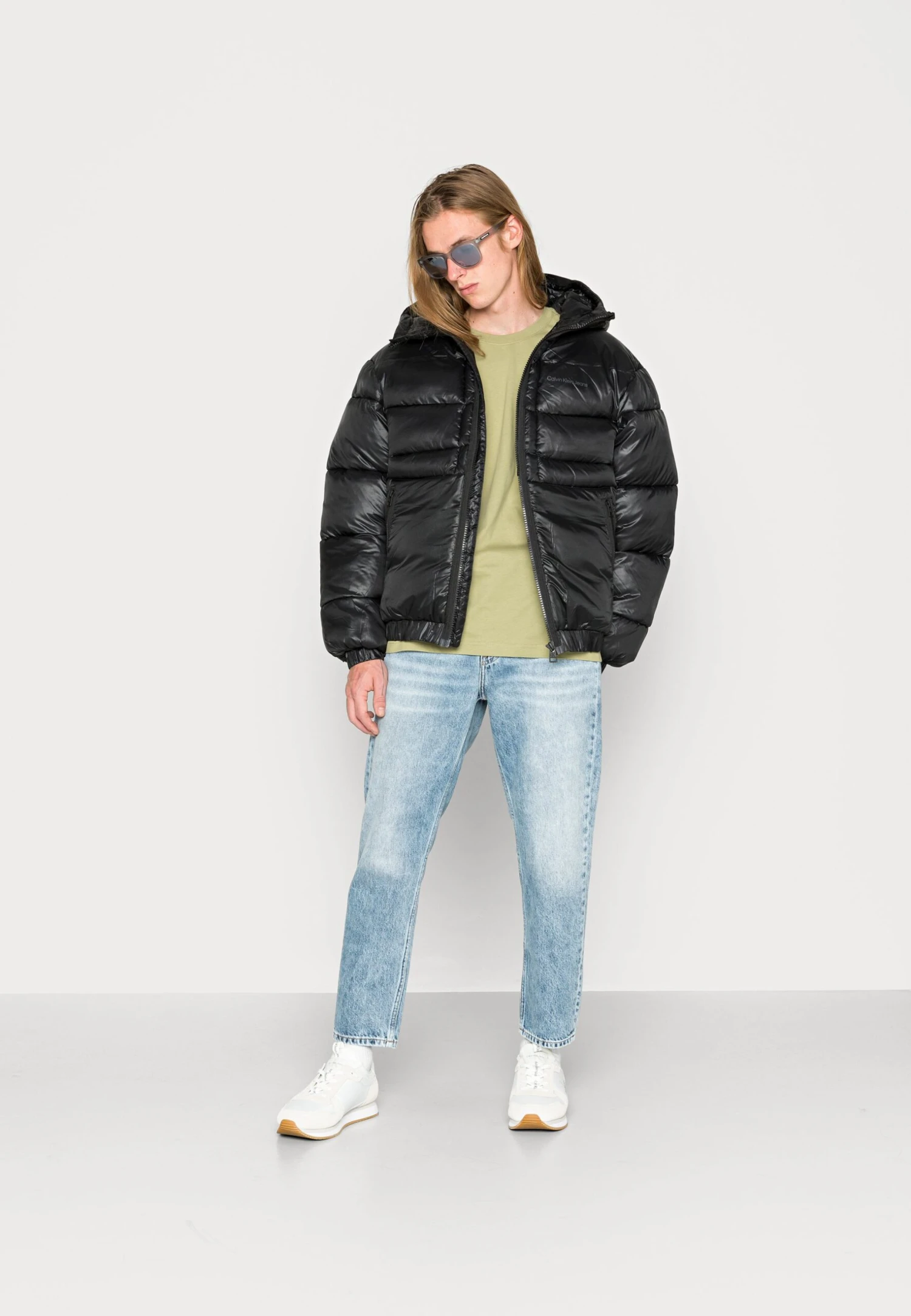 Calvin Klein Jeans Shine Puffer Unisex - Winterjas - Black 2 Calvin Klein Jeans Shine Puffer Unisex - Winterjas - Black - Afbeelding 2