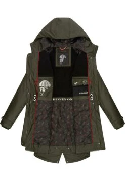 Navahoo Rainy Flower - Parka - Dark Olive -Anna Field 216ada32bfeb4dda8c8fecf82f5cc0e4