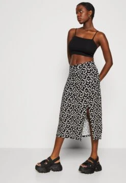 Even&Odd Kokerrok - Black/White/Multi-Coloured -Anna Field 3807f5300854470bad92c14c256328a8