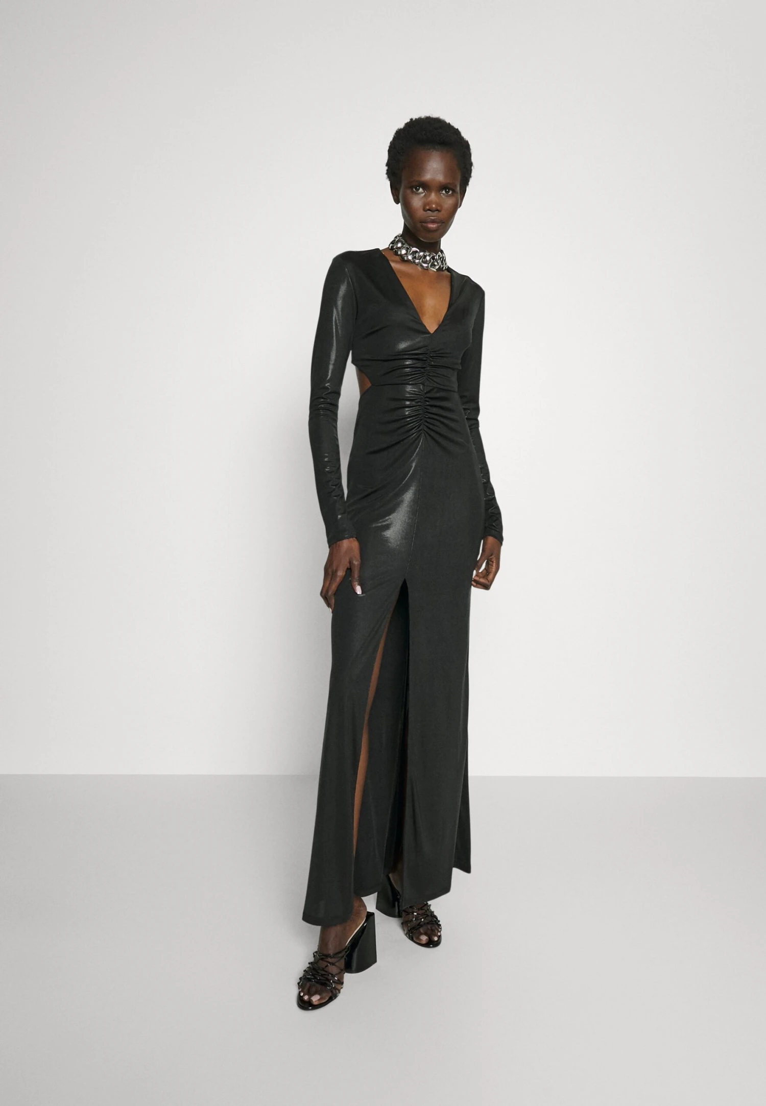 Patrizia Pepe Abito Dress - Galajurk - Nero 2 Patrizia Pepe Abito Dress - Galajurk - Nero - Afbeelding 2