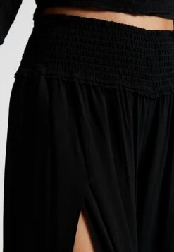 Seafolly Beach Basics Shirred Waist Wrap Pant - Strandaccessoire - Black -Anna Field 417cfe5049a84c6f9d3621c4c69707b6