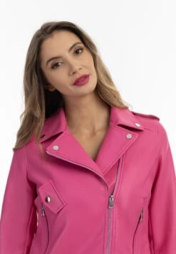 Faina Imitatieleren Jas - Pink -Anna Field 46ad311e79bf4518a32ae217a2a499d4