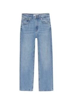 PULL & BEAR High Waist - Straight Leg Jeans - Stone Blue Denim -Anna Field 6c8f3e49e7f846c5958389a273fa11b1