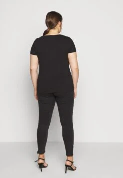 3Er Pack- T-Shirt Basic - White/Black/Dark Grey -Anna Field 70c09ae8a43a45bf9f9a0e62b2f893f6