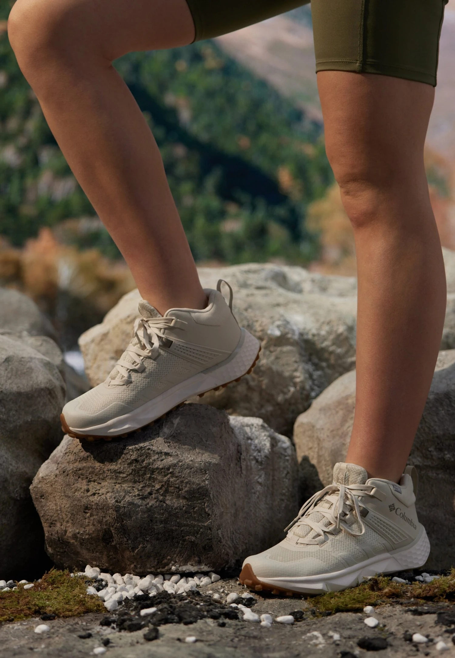 Columbia Facet 75 Mid Outdry - Outdoorschoenen - Light Sand/Kettle 1 Columbia Facet 75 Mid Outdry - Outdoorschoenen - Light Sand/Kettle