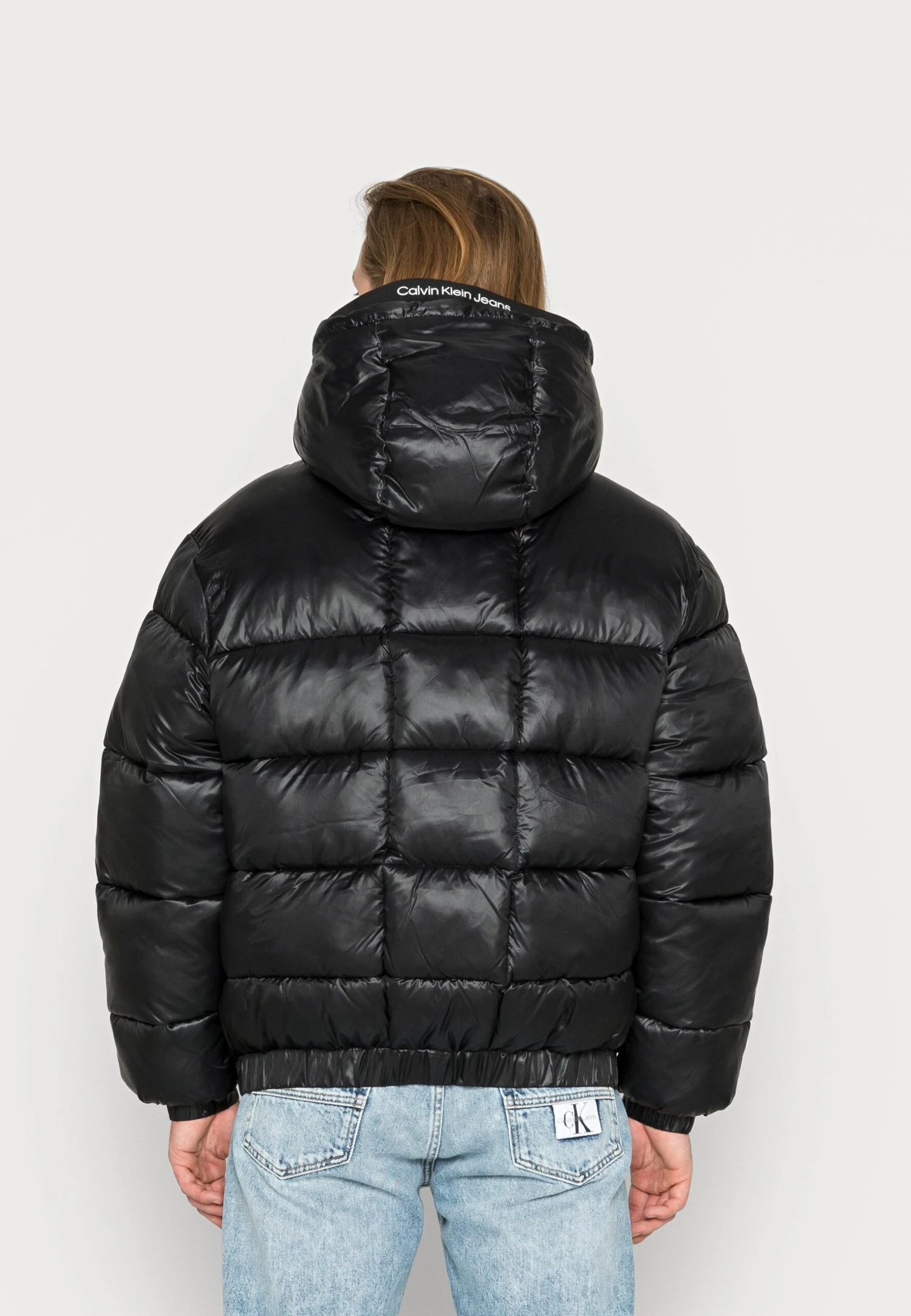 Calvin Klein Jeans Shine Puffer Unisex - Winterjas - Black 3 Calvin Klein Jeans Shine Puffer Unisex - Winterjas - Black - Afbeelding 3