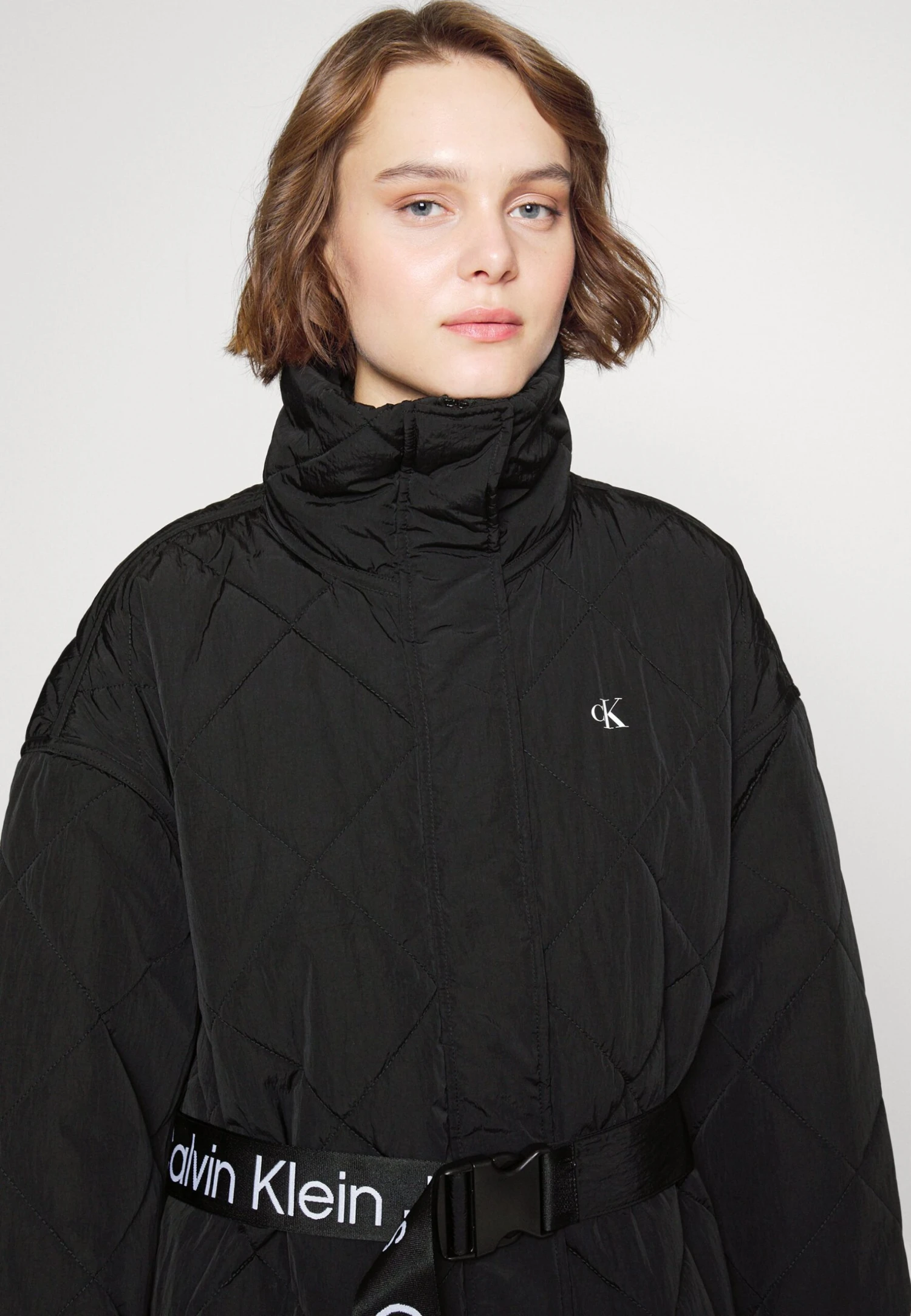 Calvin Klein Jeans Belted Quilted Coat - Winterjas - Black 5 Calvin Klein Jeans Belted Quilted Coat - Winterjas - Black - Afbeelding 5