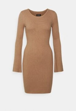 Even&Odd Knit Loose Fit Flared Sleeves Dress - Gebreide Jurk - Camel -Anna Field ae7acf3e8a0d4e8cb7a2aa4bf1ce1789
