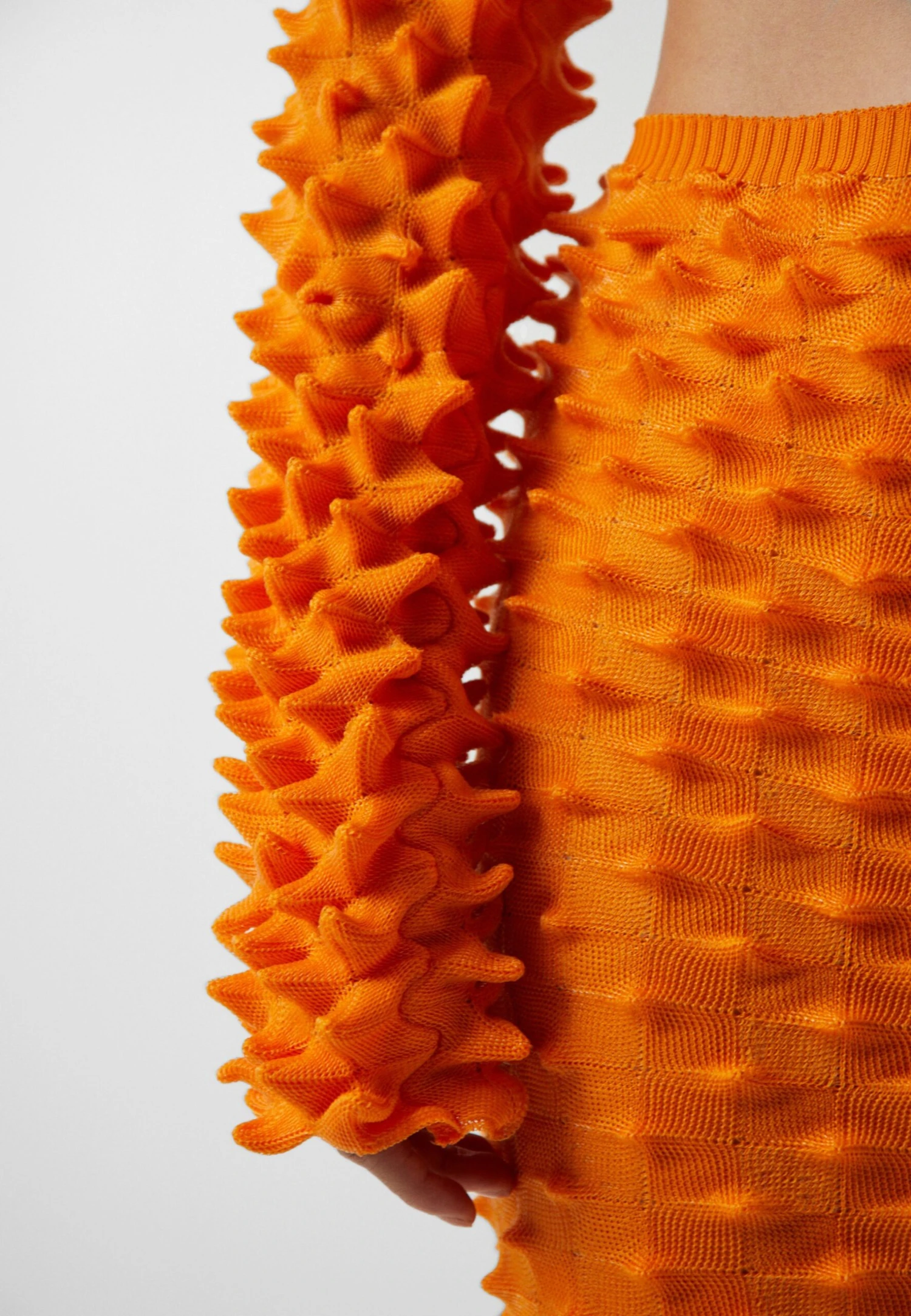 Spiky Cardigan - Vest - Orange 6 Spiky Cardigan - Vest - Orange - Afbeelding 6