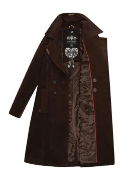 Navahoo Wooly - Halflange Jas - Dark Choco -Anna Field c8d79417e3e94380bff0d4cd22e5c416