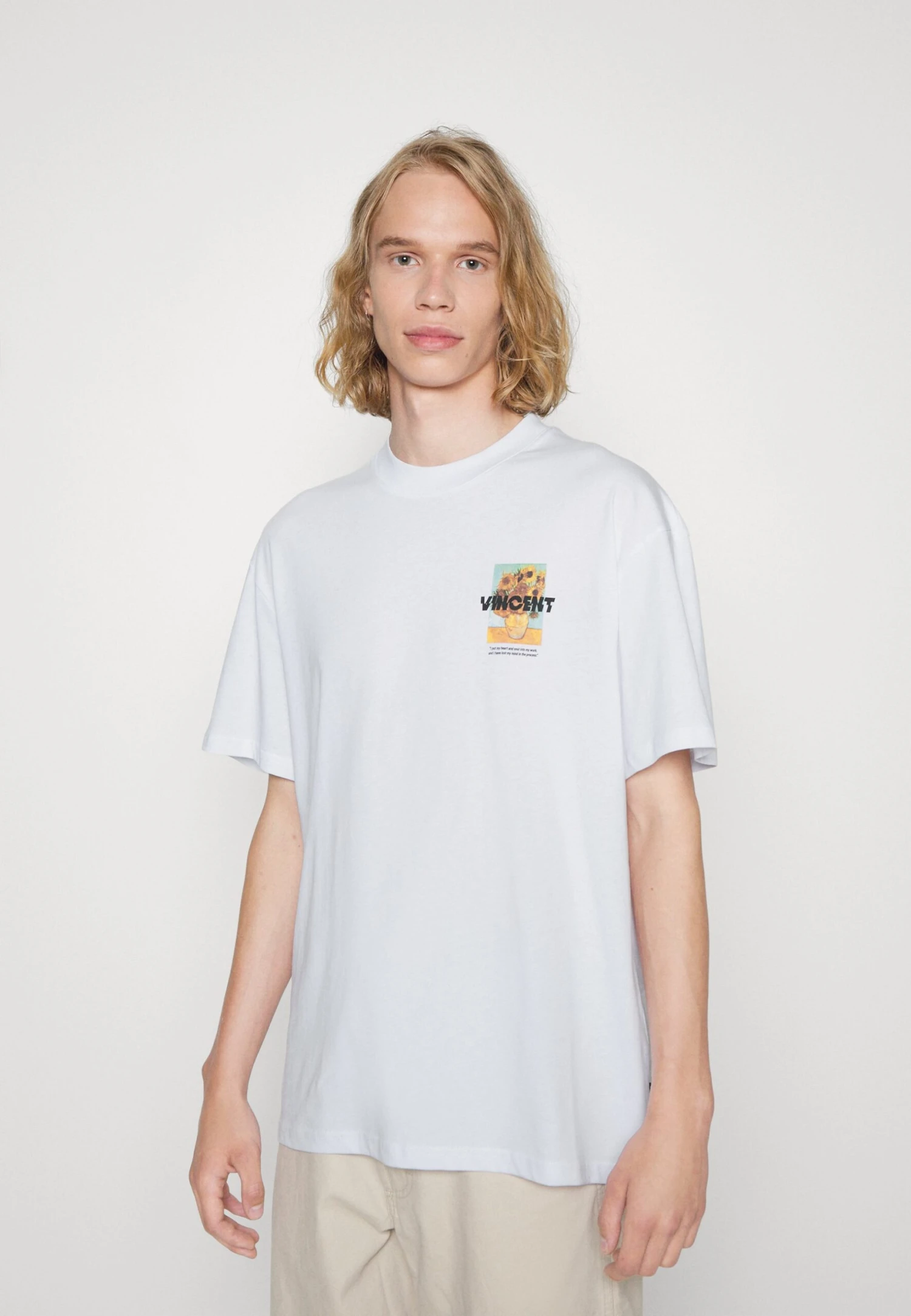 YOURTURN Unisex - T-Shirt Print - White 3 YOURTURN Unisex - T-Shirt Print - White - Afbeelding 3