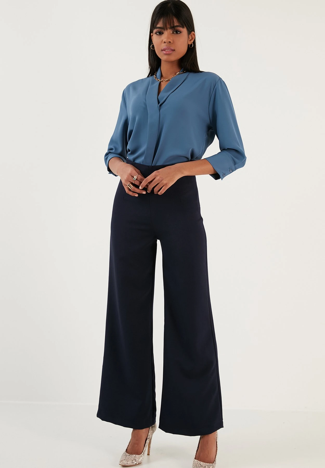 LELA Broek - Dark Blue 2 LELA Broek - Dark Blue - Afbeelding 2