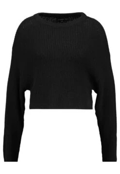 Even&Odd Cropped Jumper - Trui - Black -Anna Field e85001ce9542453992838447401a35e8