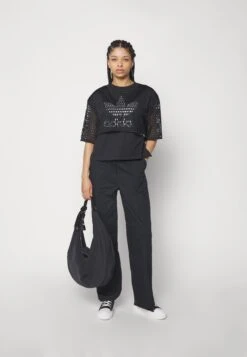 Adidas Originals Big Logo Tee 2 In 1 - T-Shirt Print - Black -Anna Field eff972c846524095aed507c8e78aaff1