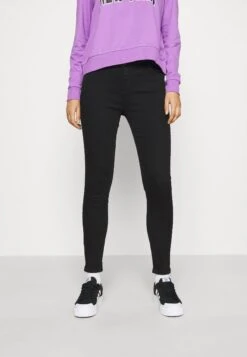 Noisy May Nmkimmy Ank Dart - Jeans Skinny Fit - Black Denim