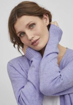 Vila Viril Long Cardigan - Vest - Sweet Lavender -Anna Field f2781c02db1346f29deb8ae2cd5f8768