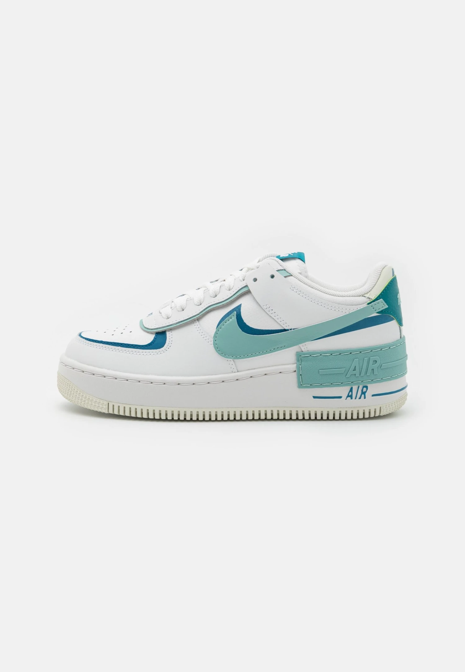 Nike Sportswear W Af1 Shadow - Sneakers Laag - Summit White/Mineral/Industrial Blue/Geode Teal/Sea Glass 2 Nike Sportswear W Af1 Shadow - Sneakers Laag - Summit White/Mineral/Industrial Blue/Geode Teal/Sea Glass - Afbeelding 2