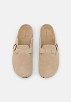 Pier One Leather Unisex - Pantoffels - Beige -Anna Field fb9c0aed91d14aa2a90f9e1af6a1df5d