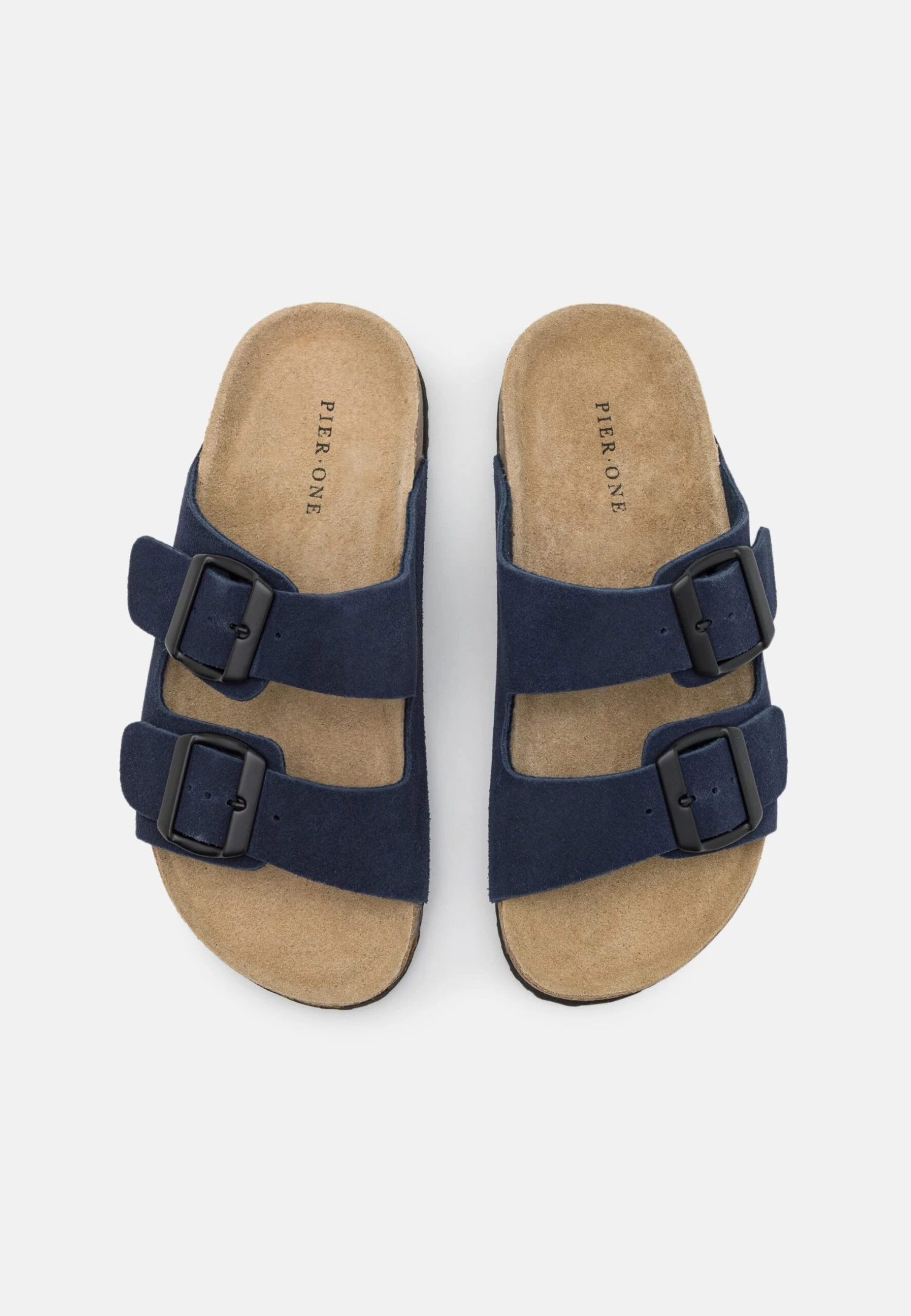 Pier One Leather Unisex - Pantoffels - Dark Blue 4 Pier One Leather Unisex - Pantoffels - Dark Blue - Afbeelding 4